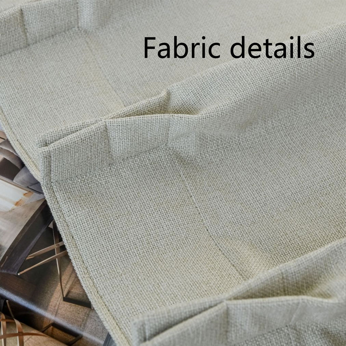 Noa 100% Blackout Linen Roman Shades