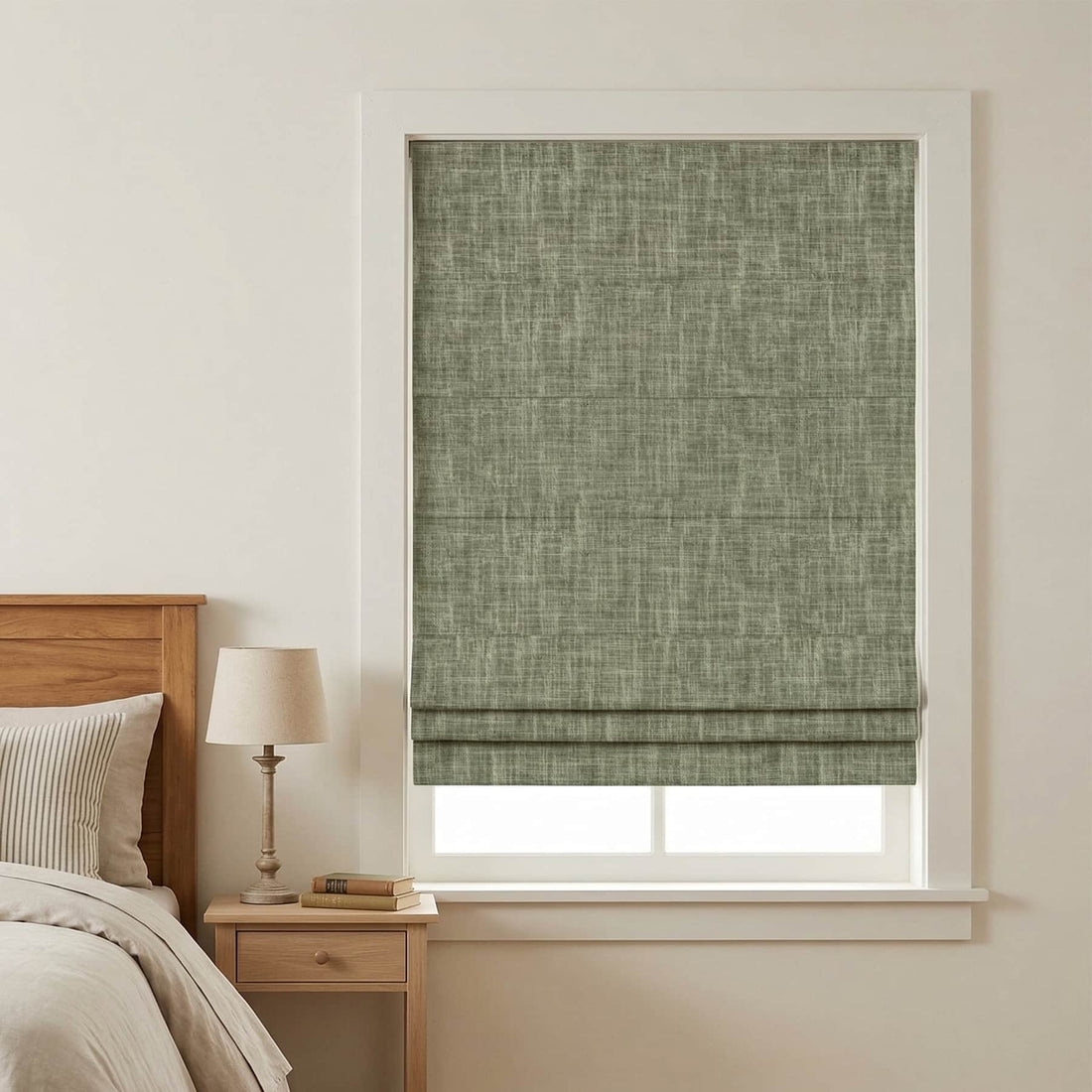 Cordless Custom Blackout Roman Shades – Made-to-Measure Window Treatments